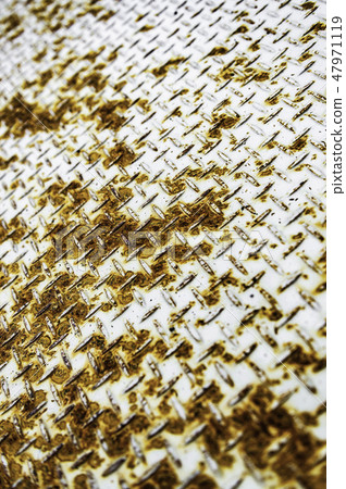 生鏽的條紋鋼板 47971119