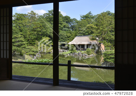 View of Katsura Rikyu Moonwa Tower from Songjiartei 47972028