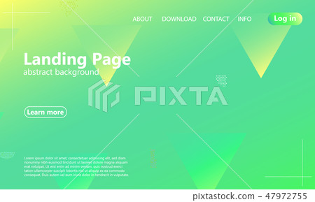 Website landing page. Geometric background. Website landing page. Geometric background. 47972755