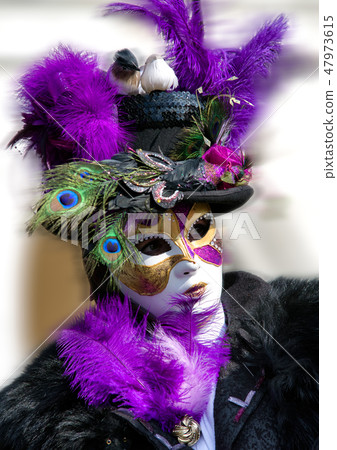 Person in mask at The Carnival of Venice 2018 47973615