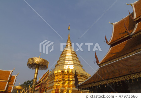 Wat Phra That Doi Suthep in Chiang mai province. 47973666