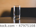 An empty glass 47975108