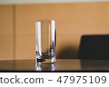 An empty glass 47975109