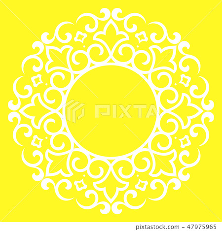 Decorative frame Elegant element for design  47975965