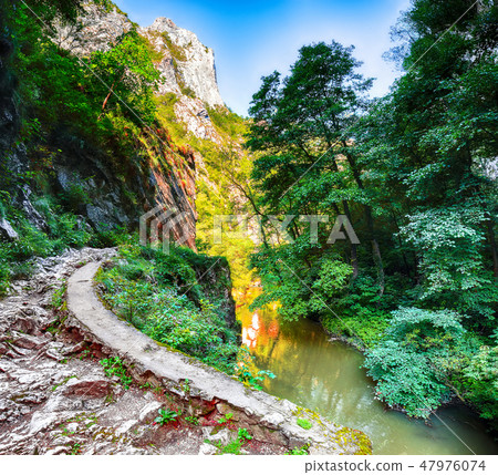 Turda gorge Cheile Turzii is a natural reserve 47976074