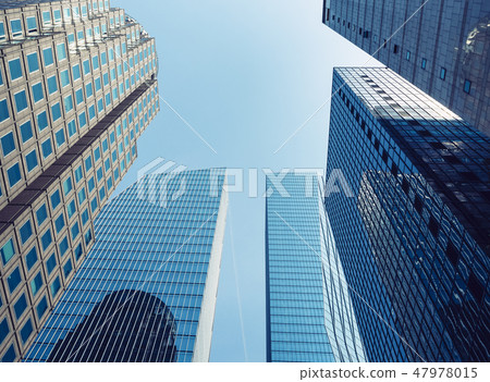 Modern building Glass facade Business concept 47978015