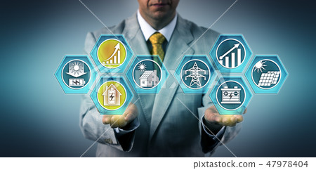 Man Predicting Steep Growth For Residential ESS 47978404