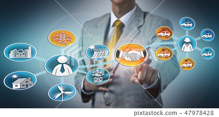 Utility Partnering With Electric Car Fleet Company Utility Partnering With Electric Car Fleet Company 47978428