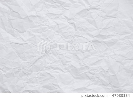 Crumpled white paper background with textures Crumpled white paper background with textures 47980384