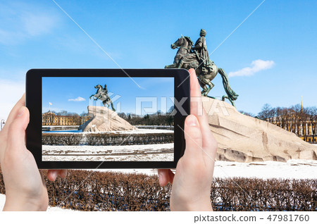 monument of Peter the Great in the Senate Square 47981760