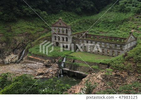 Temple of Fengki Waterfall Temple of Fengki Waterfall 47983125