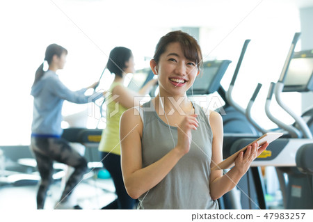 Sports Gym, Fitness Gym, Cross Trainer, Walking Machine, Running Machine, Women 47983257