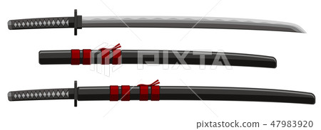 日本劍插圖集/劍/鞘（武士/武士） 47983920