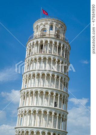 Vertical photo of Pisa Tower Vertical photo of Pisa Tower 47984990