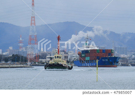 Omuta City Miike Port tugboat Omuta City Miike Port tugboat 47985007