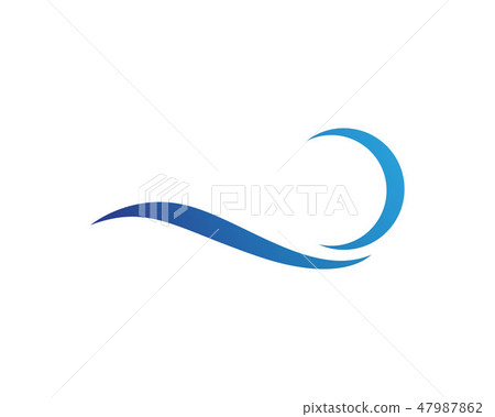 wave water logo beach vector wave water logo beach vector 47987862