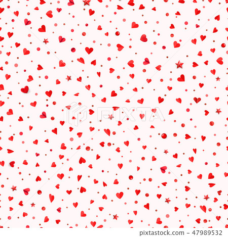 Valentines day abstract seamless background - Stock Illustration ...