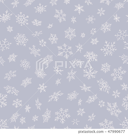 Merry Christmas and Happy New Year seamless snowflakes pattern. Perfect for wrapping paper or Merry Christmas and Happy New Year seamless snowflakes pattern. Perfect for wrapping paper or 47990677