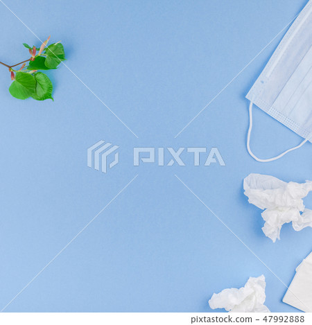 Concept of seasonal spring allergy 47992888