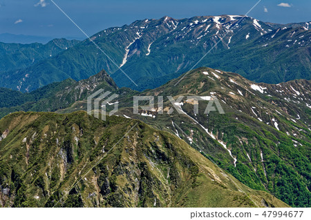 Mt. Takegawa and Mt. Volcano seen from the Mogakura dune Mt. Takegawa and Mt. Volcano seen from the Mogakura dune 47994677