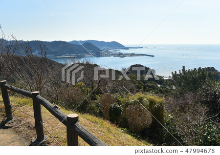 View of Zushi city view Hayama from Mountain 47994678