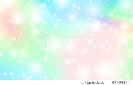 Unicorn rainbow background. Holographic sky Unicorn rainbow background. Holographic sky 47995544