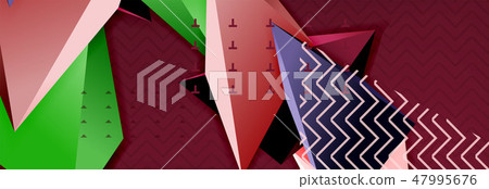 3d triangular vector minimal abstract background design 3d triangular vector minimal abstract background design 47995676