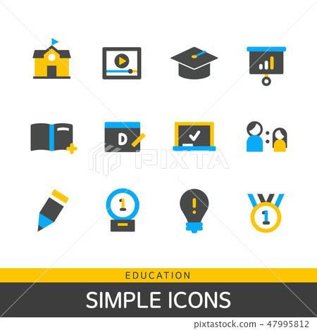 Flat Icon Set 47995812
