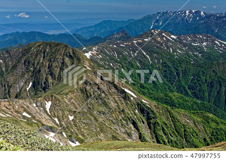 從Mogakura沙丘看到的Mt. Takegawa和Mt. Volcano 從Mogakura沙丘看到的Mt. Takegawa和Mt. Volcano 47997755