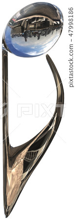 CG 3D illustration design solid mark notes music glass background transparent cut out eighth note CG 3D illustration design solid mark notes music glass background transparent cut out eighth note 47998186
