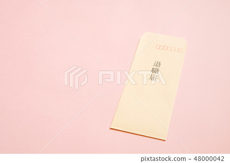 退休通知信封退休假工作圖像 48000042