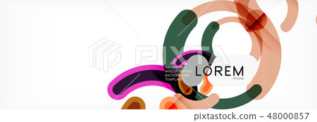 Circular lines design background Circular lines design background 48000857