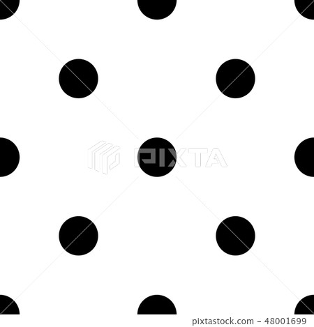 Black and white polka dot seamless. EPS 10 - Stock Illustration ...
