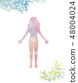 Female silhouette 48004024
