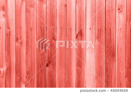 Wooden texture toned to living coral color 48004689