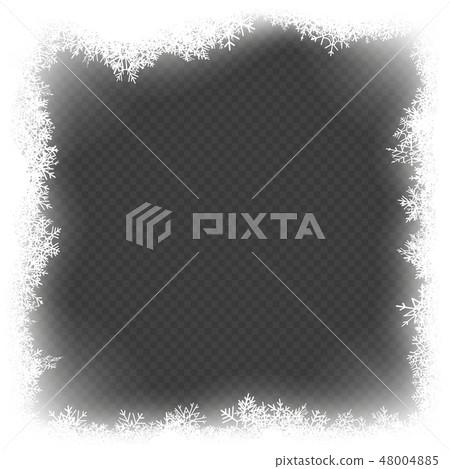 Christmas frame effect with white glowing light and snowflakes. EPS 10 Christmas frame effect with white glowing light and snowflakes. EPS 10 48004885