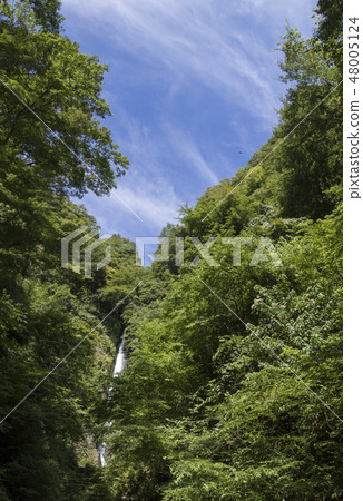 Waterfall of liquor water 48005124
