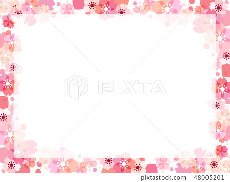 Cherry blossom background illustration background 48005201