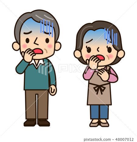 中年夫婦面色蒼白 中年夫婦面色蒼白 48007012