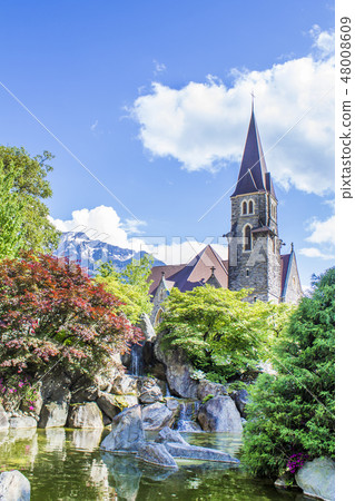 Japanese Garden of Friendship in Interlaken. Japanese Garden of Friendship in Interlaken. 48008609