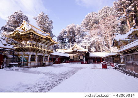 Nikko Toshogu Shrine Yomei gate Gate gate Kamikosha 48009014