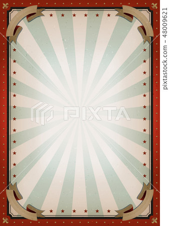 Vintage Blank Circus Poster Sign 48009621