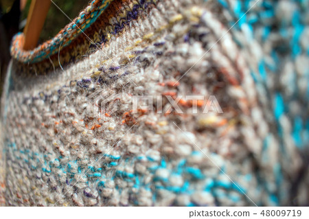 Hand-knitted sweater 48009719