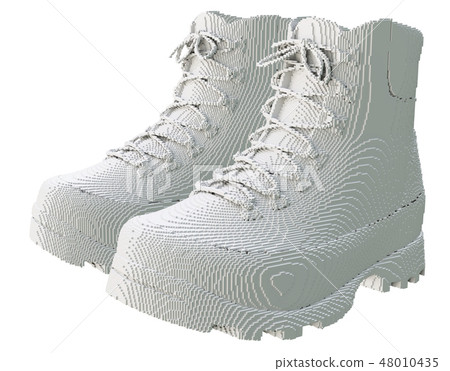 3d printed shoes isolated on white background 3d printed shoes isolated on white background 48010435