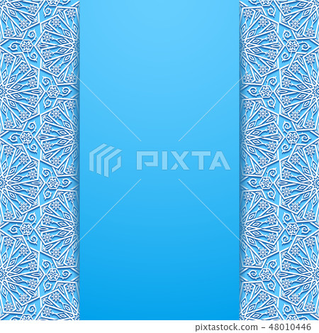 Background with traditional floral ornament Background with traditional floral ornament 48010446