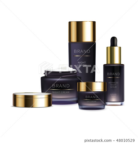 Night cosmetic series for face skin care 48010529