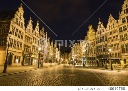 In front of Grote Markt in Antwerp, Belgium In front of Grote Markt in Antwerp, Belgium 48010768