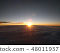 Sunset and the sea of clouds 48011937