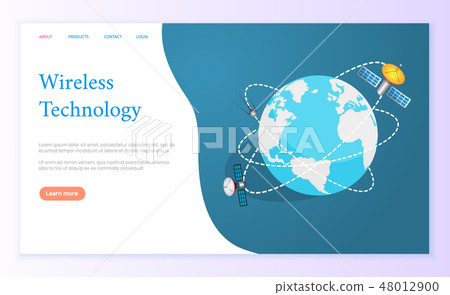 Wireless Technology Internet Page Global Network 48012900