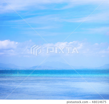 Ocean sea surface mountain indigo white cloud sky sky nature landscape skyline ocean skyline tourism Ocean sea surface mountain indigo white cloud sky sky nature landscape skyline ocean skyline tourism 48014675